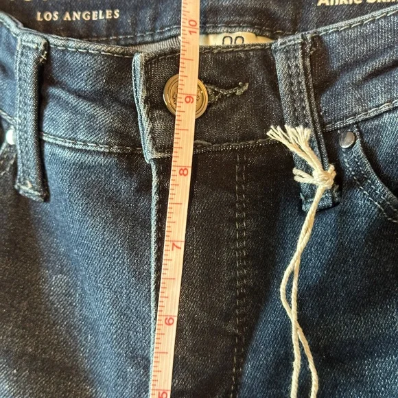 NWT Laurie Felt Classic Clean Jean Ankle Skinny Raw hem - 00 - Picture 13 of 16
